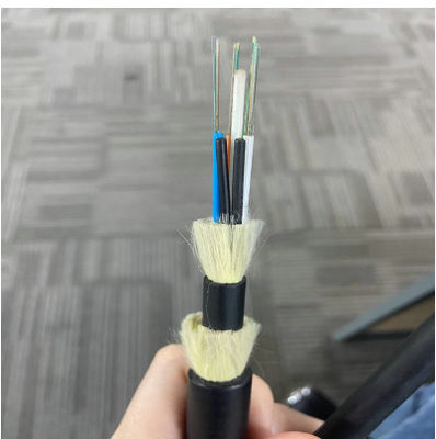 کابل چند حالت / تک حالت 4 8 12 24 48 هسته ADSS فیبر نوری