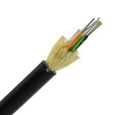ADSS Fiber Optic Cable G652D Single Jacket Non Metallic 6 12 24 48 96 Core 100 200m Span