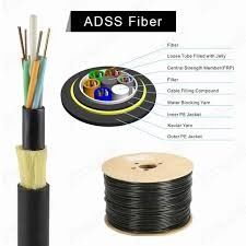 کابل فیبر نوری ADSS تمام دی الکتریک خود پشتیبانی 48 96 هسته 100M Span