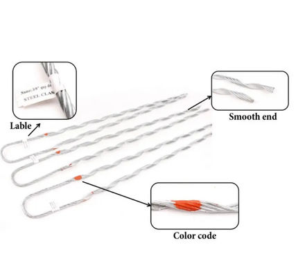 کلیمپ تنش پیش ساخته شده، نوار گای، لوازم جانبی کابل ADSS، گیرنده گای، گیرنده گای