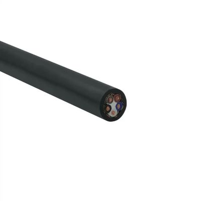 کابل هایبریدی فیبر PVC LSZH RVVP در فضای باز با هسته های 2/3/4/5/6 Cat6 FTP کابل سیگنال کنترل مس خالص محافظ