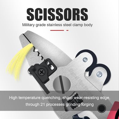 ابزار نوری 9 در 1 برای لخت کردن فیبر نوری، انبردست فیبر نوری، لخت‌کن کابل نوری