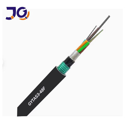 GYTA53 Direct Buried Armored Optical Fiber Cable 48 Cores G652D For Underground Installation