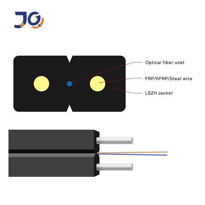 کابل قطره فیبر نوری تک حالت LSZH GJXH FTTX FTTB FTTH