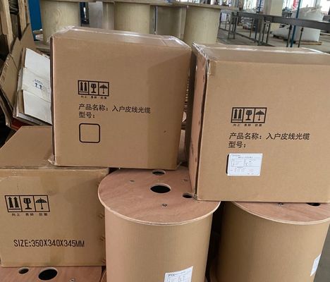 سیم فولادی 1.0 میلی متری G657A G652D 1 2 4 کابل قطره هسته