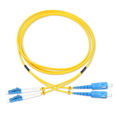 سیم پچ سیم فیبر نوری SC / UPC Single Mode Simplex 3.0mm
