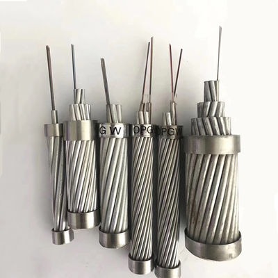 کابل فیبر نوری در فضای باز 2 حالته 4 هسته ای 4 هسته ای OPGW