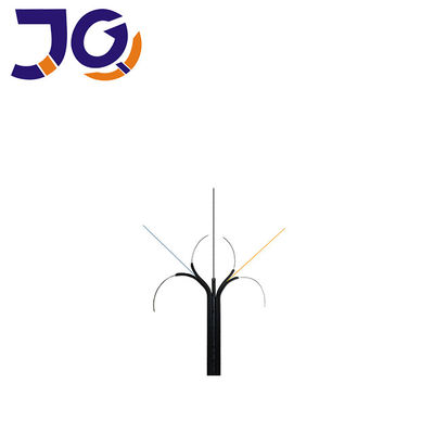 کابل قطره فیبر نوری سفید LSZH Sheath G652D FTTH