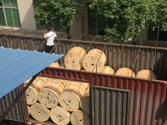 کابل فیبر نوری GYFXTY در فضای باز 2 4 6 هسته برای ارتباطات از راه دور