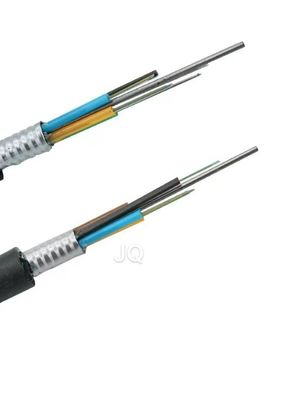 Underground G652D Single Mode Armored 12 24 Core Outdoor Fiber Optic Cable GYTA