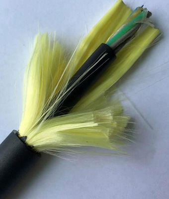 تک حالته تمام دی الکتریک خود پشتیبانی adss دهانه 100 متر 24 هسته فیبر نوری کابل