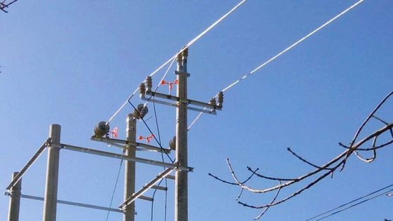 غلاف FRP کابل فیبر هوایی با دهانه 100 متری 24 هسته ای خود پشتیبانی