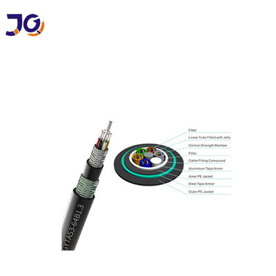 نخ شیشه ای ضد جونده تک کابل فیبر نوری زیرزمینی