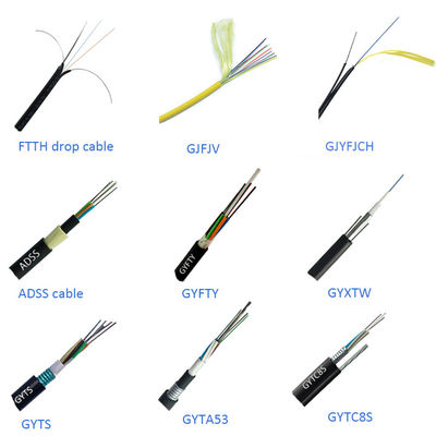 سیم فولادی رشته ای کابلی شکل 8 هوایی خود پشتیبانی GYFTC8Y