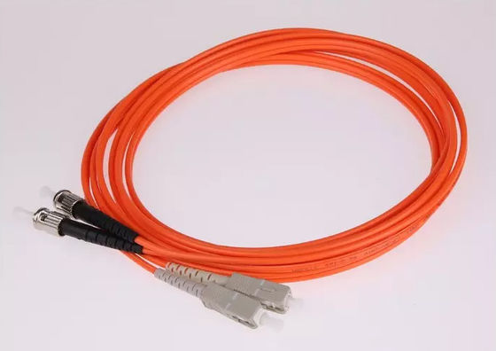 سفارشی سازی FTTH Duplex OM3 Multimode 3.0mm Patch Cord فیبر نوری