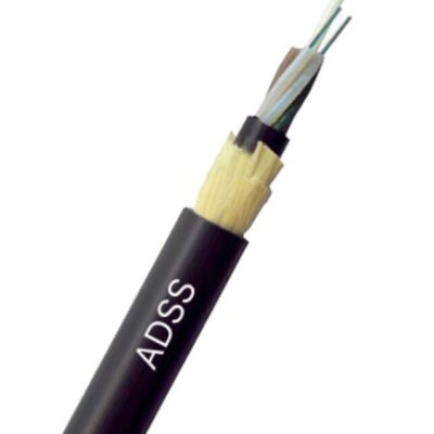 کابل فیبر نوری ADSS 96 هسته ای خود پشتیبانی با ژاکت پلی اتیلن