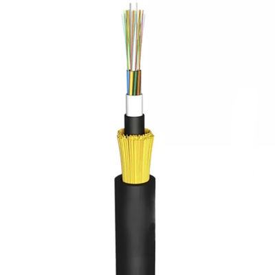 All Dielectric Self - پشتیبانی از G652d Adss 4 Core Cable Adss Fiber Optic with High Voltage
