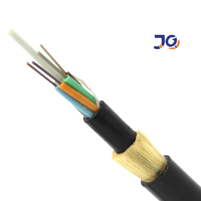 24 هیلو 48 هسته ADSS سیم آرامید کابل فیبر نوری کابل 80m 100m 120m 200m Sspan فیبر نوری قیمت کارخانه
