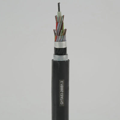 کابل فیبر نوری 12 96 هسته ای زره ​​دار نوار فولادی مستقیم دفن شده قیمت هر متر GYTA53