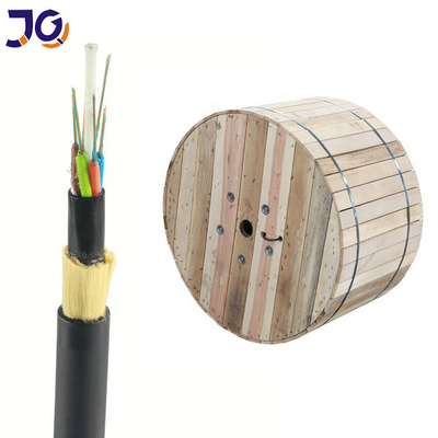 کابل فیبر نوری ADSS ارتباط در فضای باز G652D دهانه 200 متر 72 96 هسته